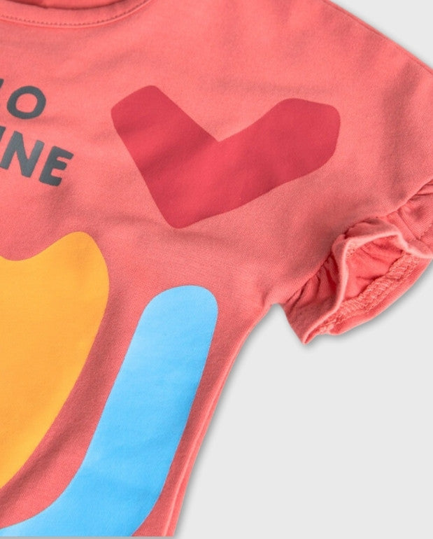 Conjunto Multiusos Short Salmon Boboli Textura