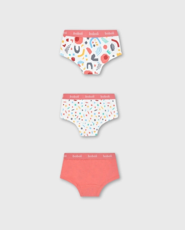 Set 3 Pantys Figuras Boboli Colores