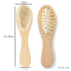 Set Cepillos En Madera Suave MEDIDAS