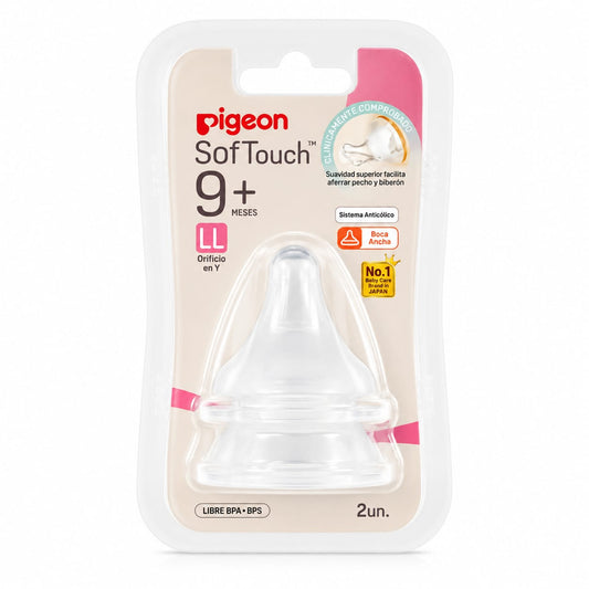 Set 2 Tetinas 9m+ SotTouch Pigeon
