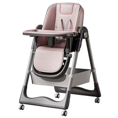 Silla Comedor de Lujo Plegable Rosa
