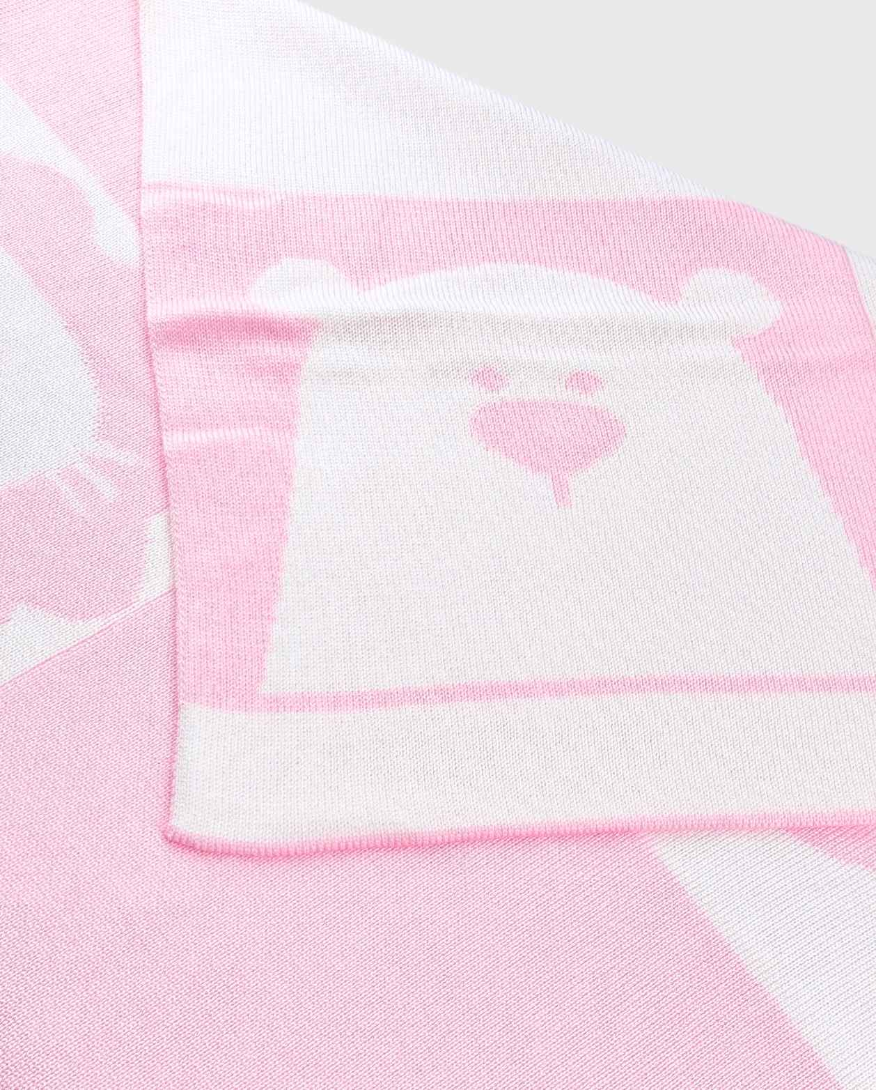 Manta Hilo Estampado Animales Rosa Cobija