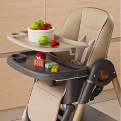 Silla Comedor de Lujo Plegable Rosa Doble