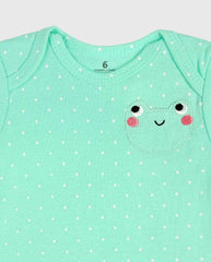 Set 5 Bodys Estampado Sapito Verde