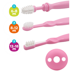 Set 3 Cepillos Dental Entrenamiento Genial