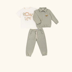 Conjunto 3 Piezas Sudadera Deportivo Roar