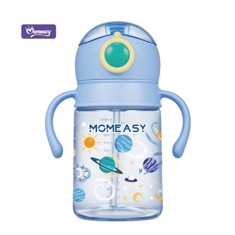 Termo Pitillo Con Asas 360ml Momeasy Azul