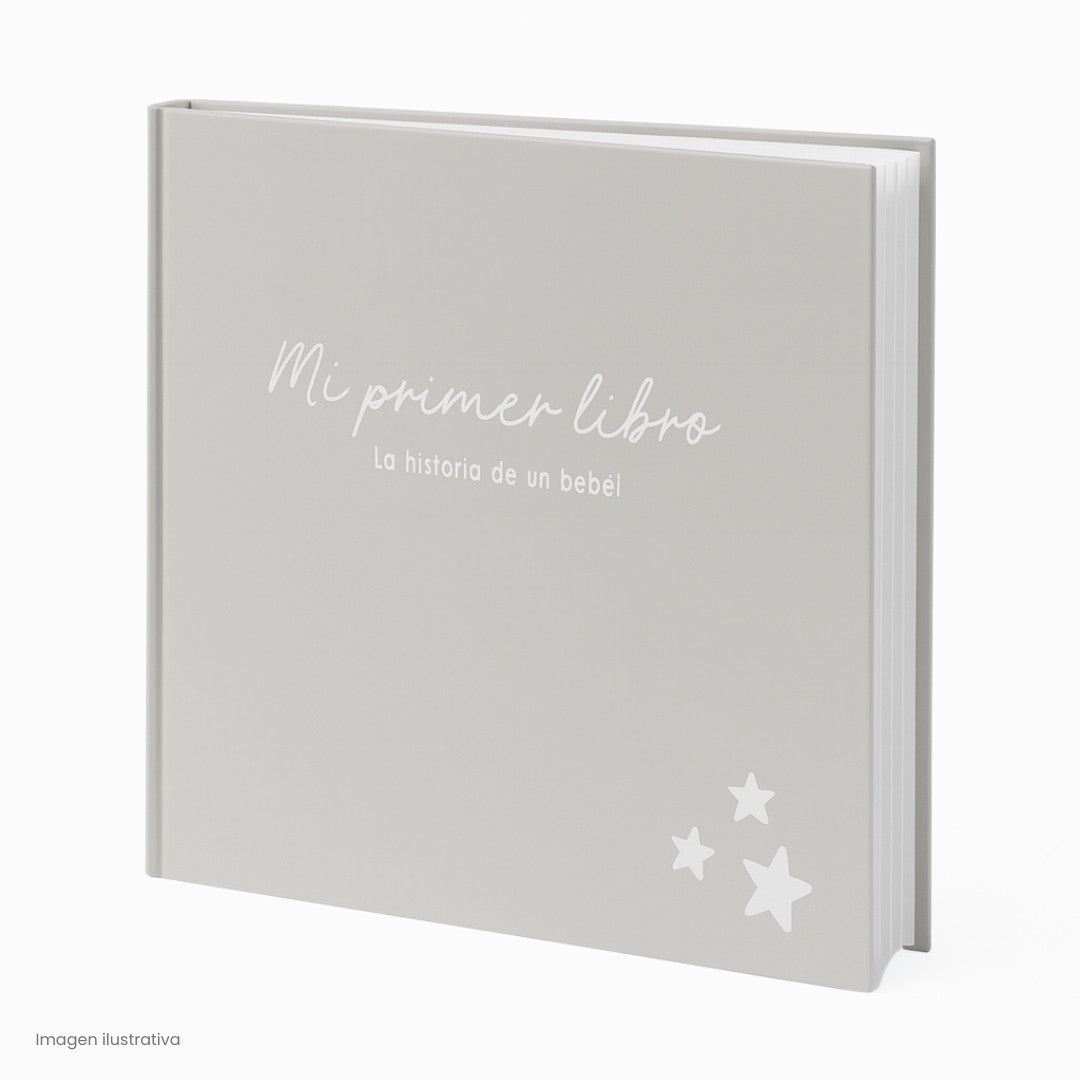 Álbum Para Bebé “Mi Primer Libro” Gris