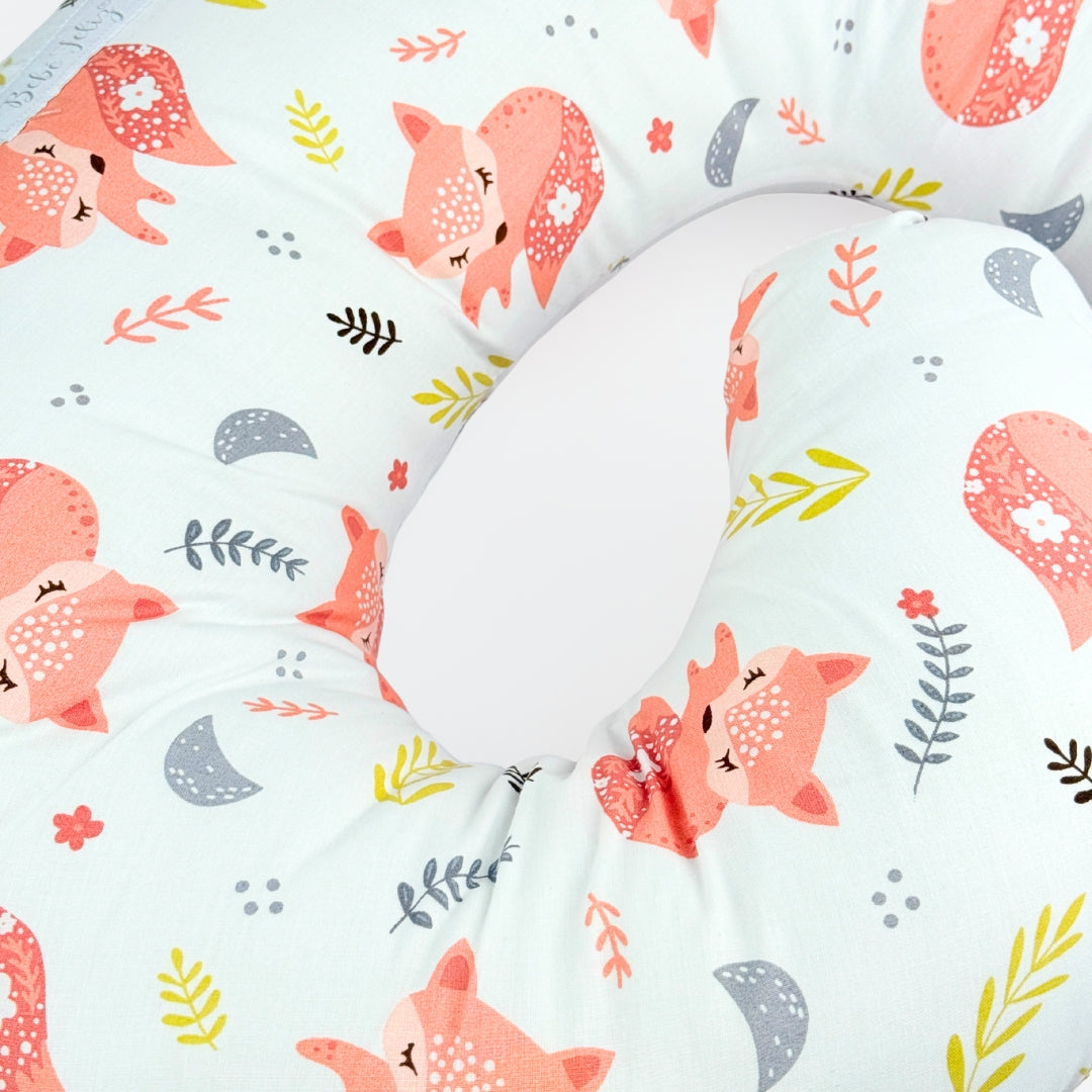 Almohada Para Lactancia Estampado El Bebé Feliz Zorro