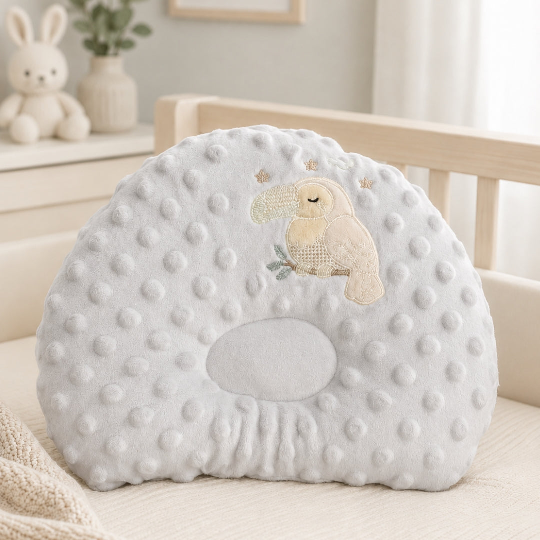 Almohada Para Bebe Bordado Surtido blanco