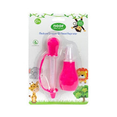 Aspirador Nasal Manual Y Dosificador De Medicina Rosa