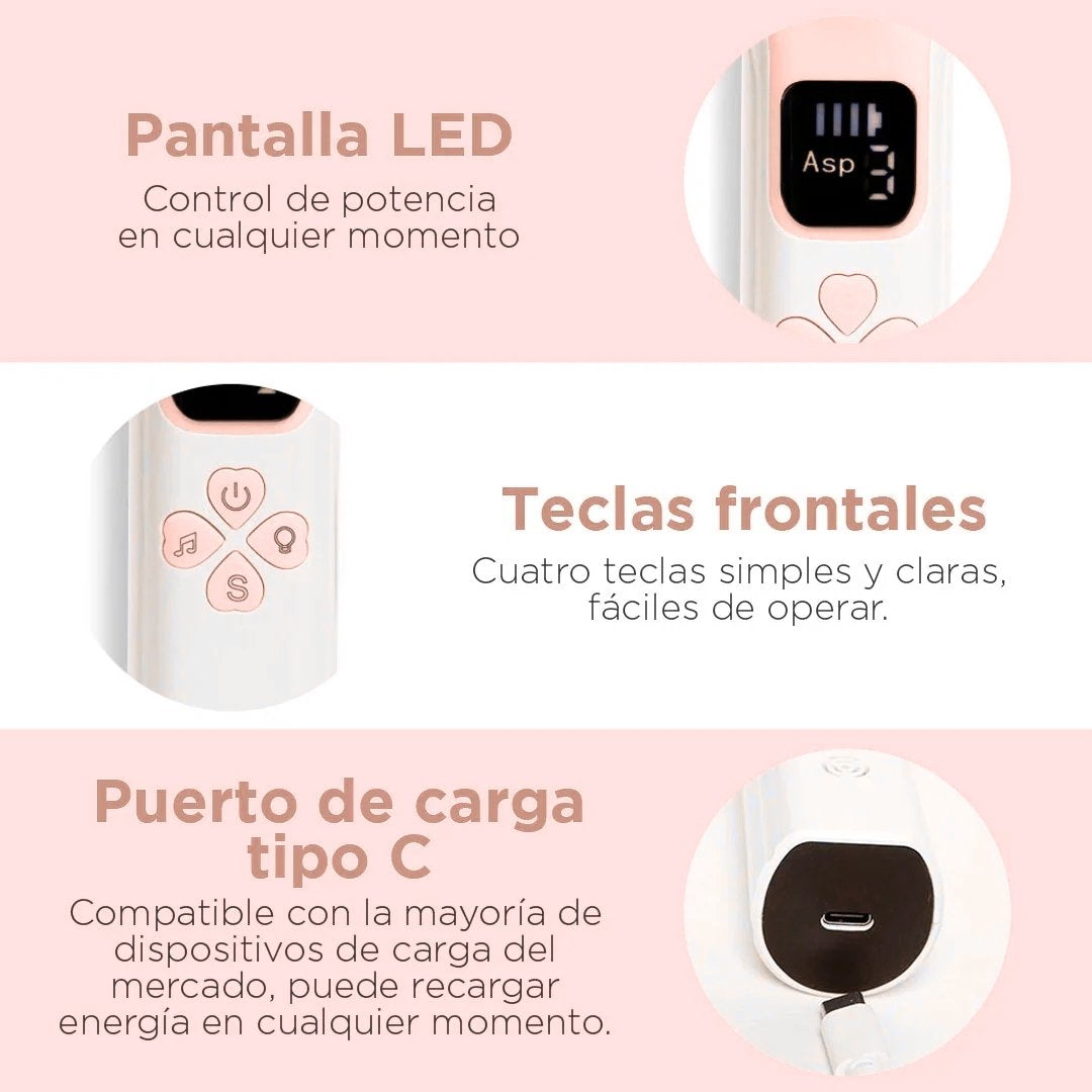 Aspirador Nasal Eléctrico Recargable Detalles