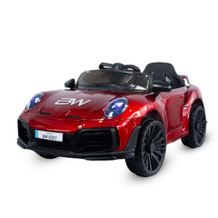 Carro Montable Tipo Porsche 911 Metalizado Rojo 6V