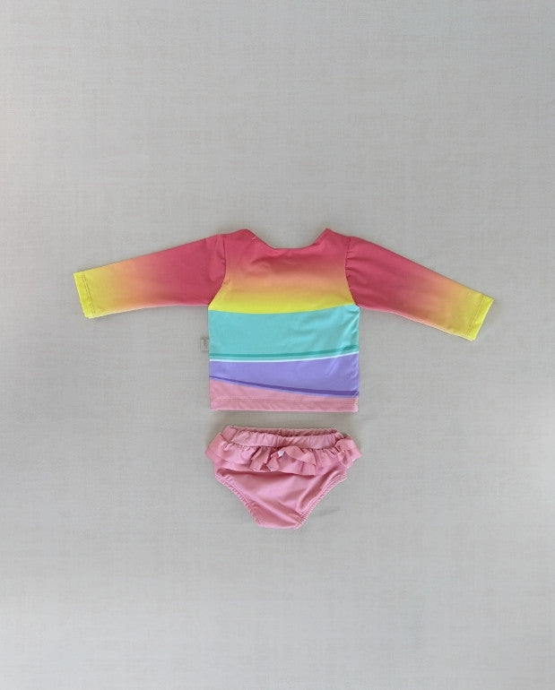 Vestido de Baño Manga Larga Pulpo Red