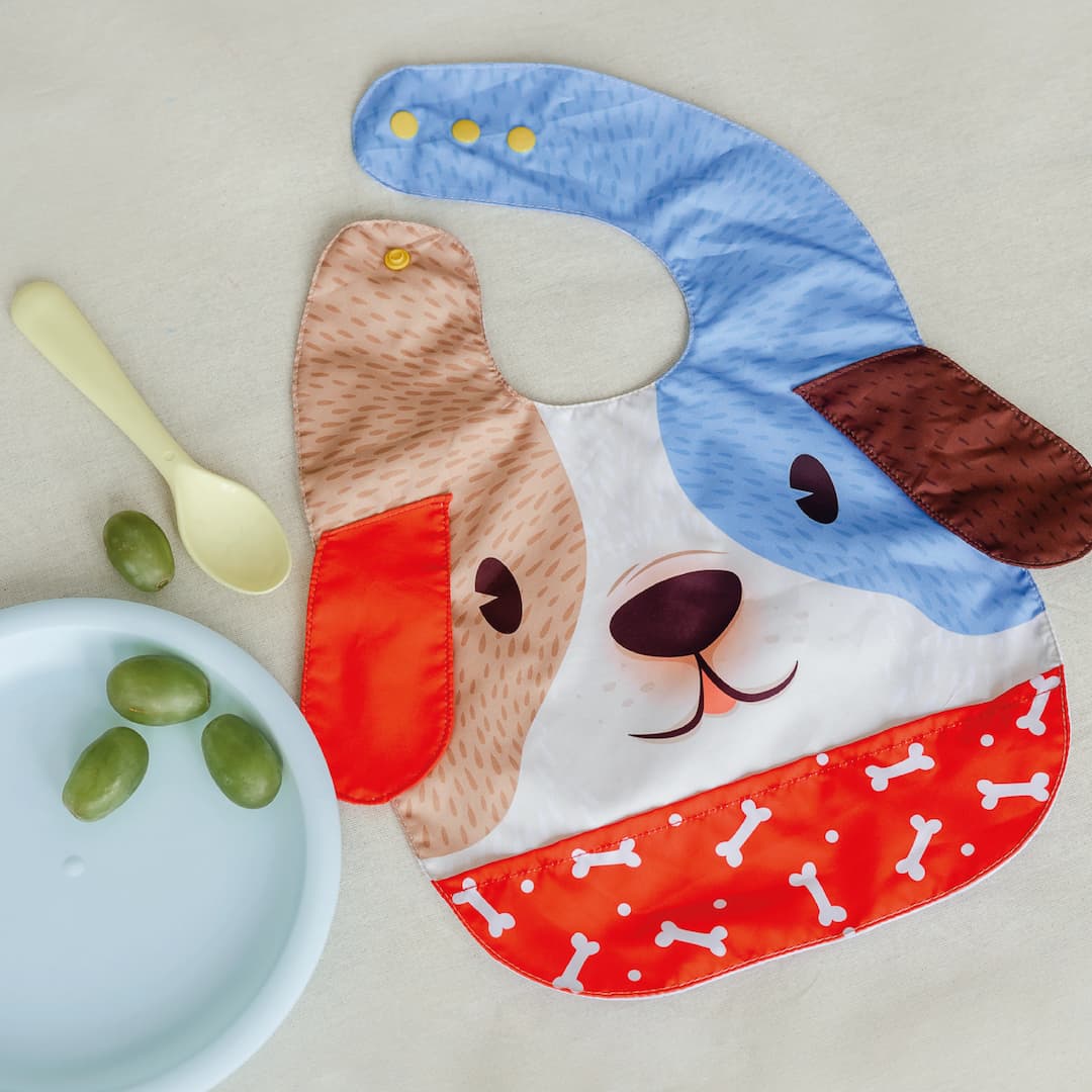 Babero Anti Fluido Perrito Toby Uso 