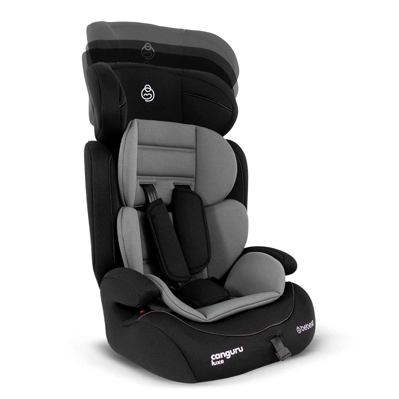 Silla De Carro Canguru Luxe Black Bebesit modos
