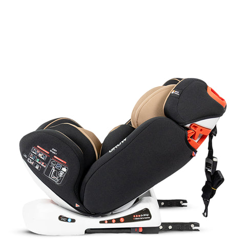Silla de Carro Grow Isofix Bebesit Beige  inclinacion