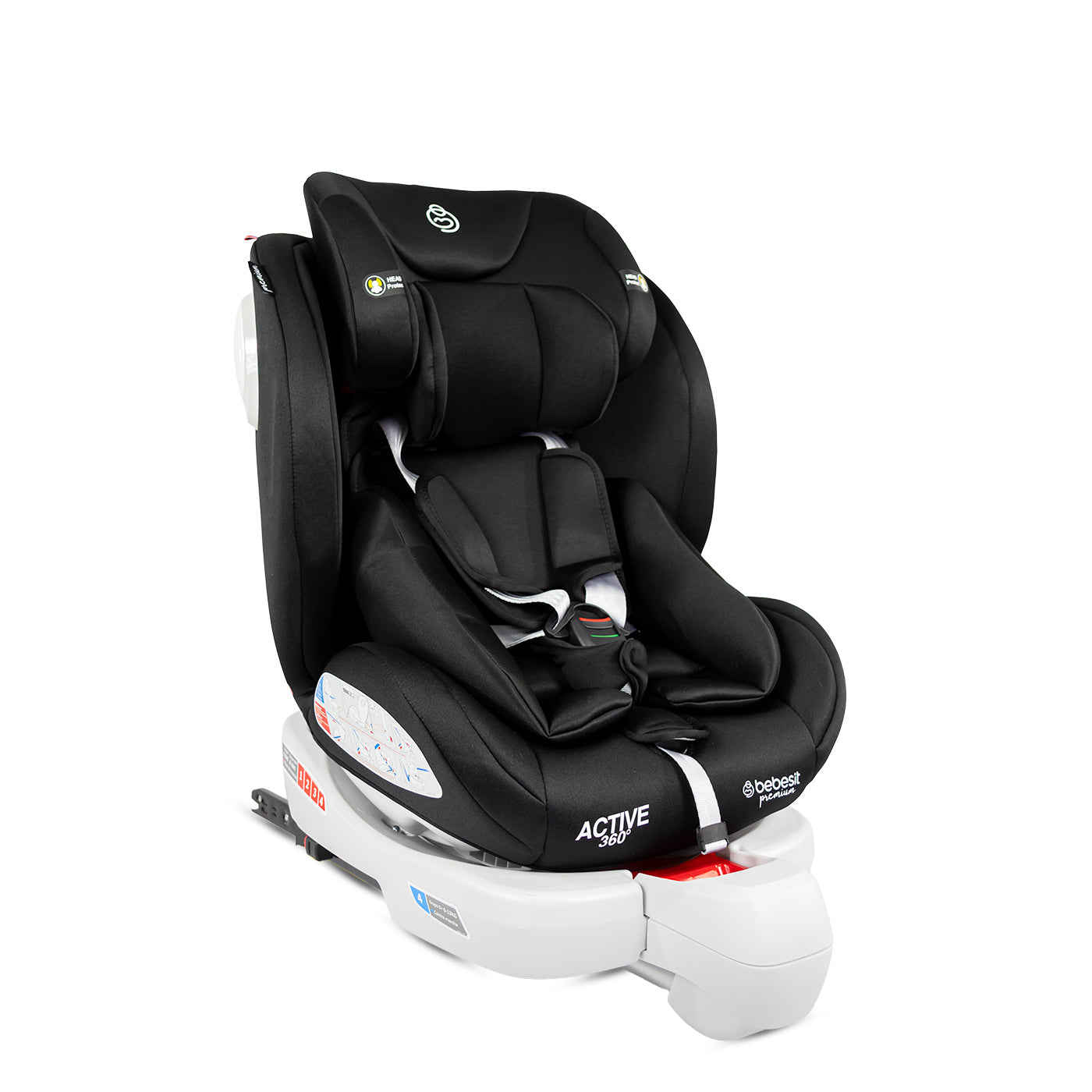 Silla de Carro Active Premium 360 Isofix Bebesit Negro