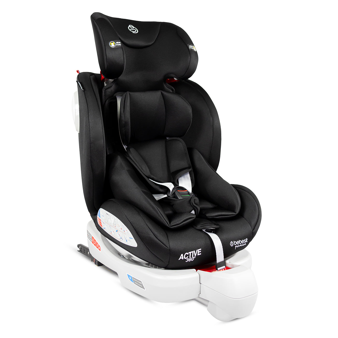 Silla de Carro Active Premium 360 Isofix Bebesit Negro