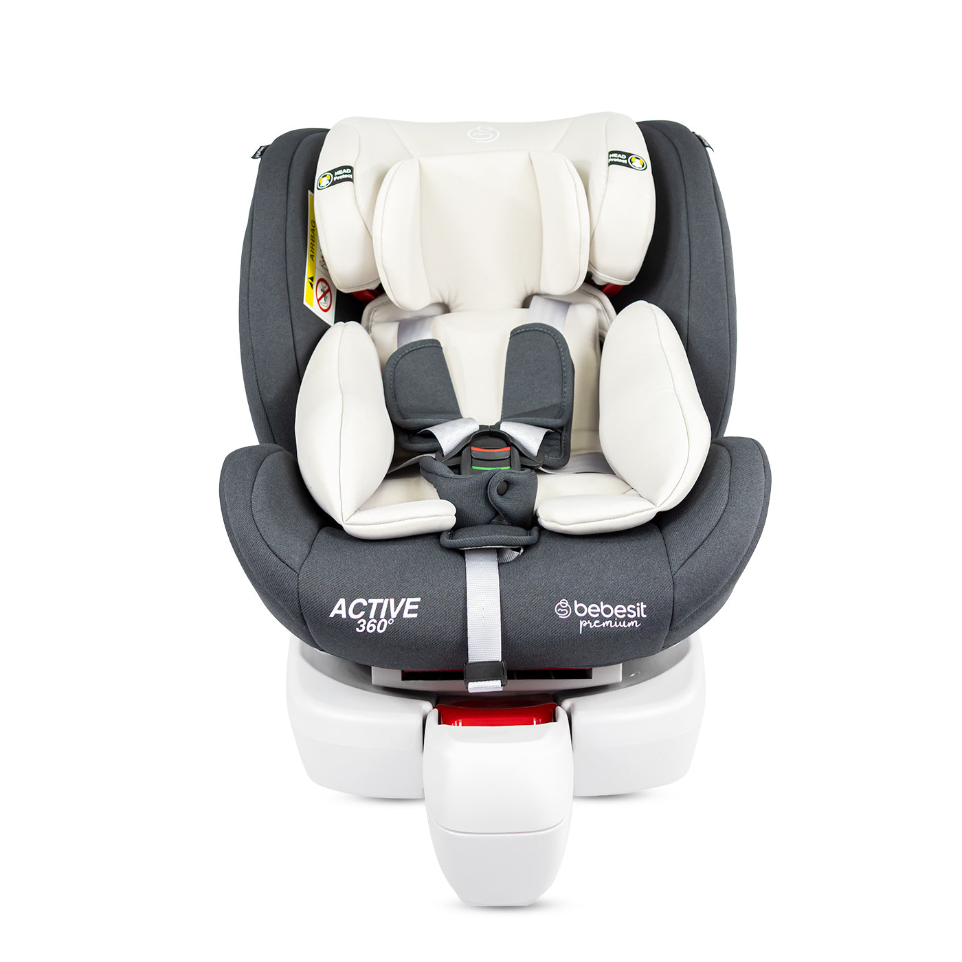 Silla de Carro Active Premium 360 Isofix Bebesit Gris