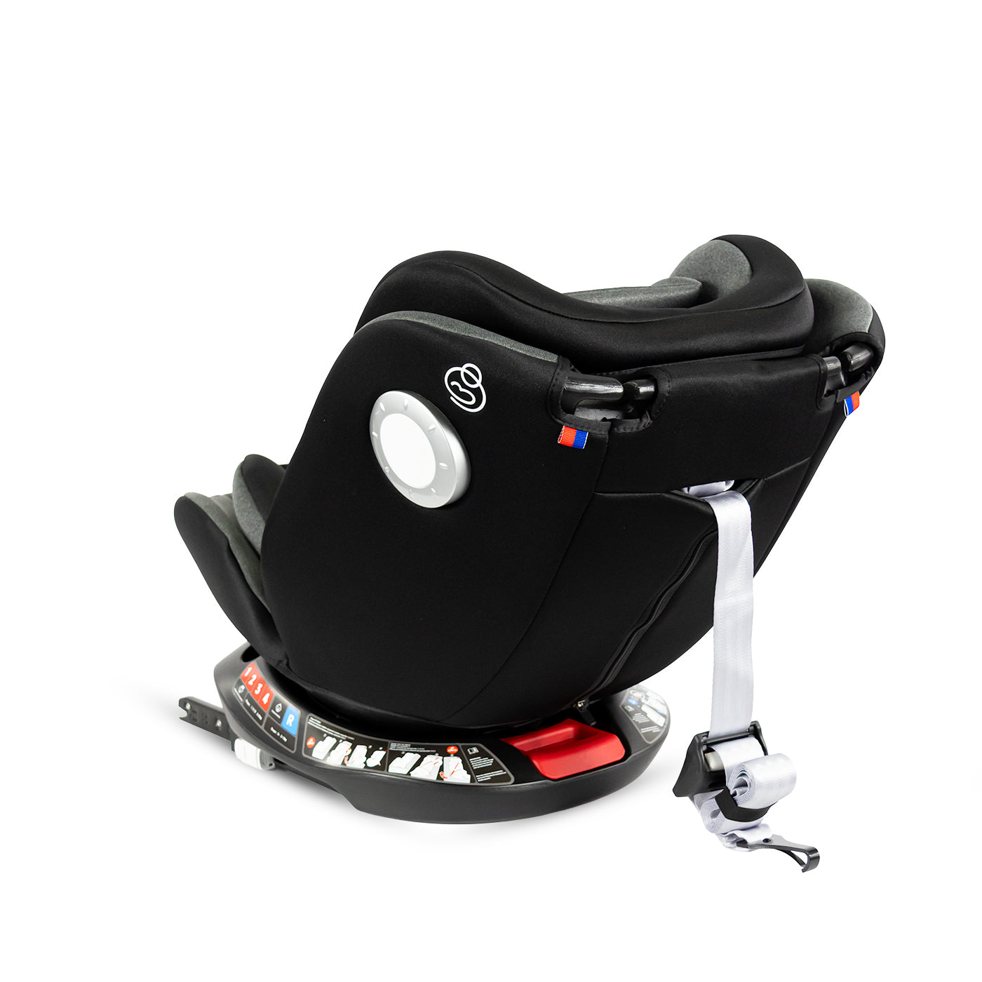 Silla de Carro Nox 360 Isofix Bebesit Negro ajuste