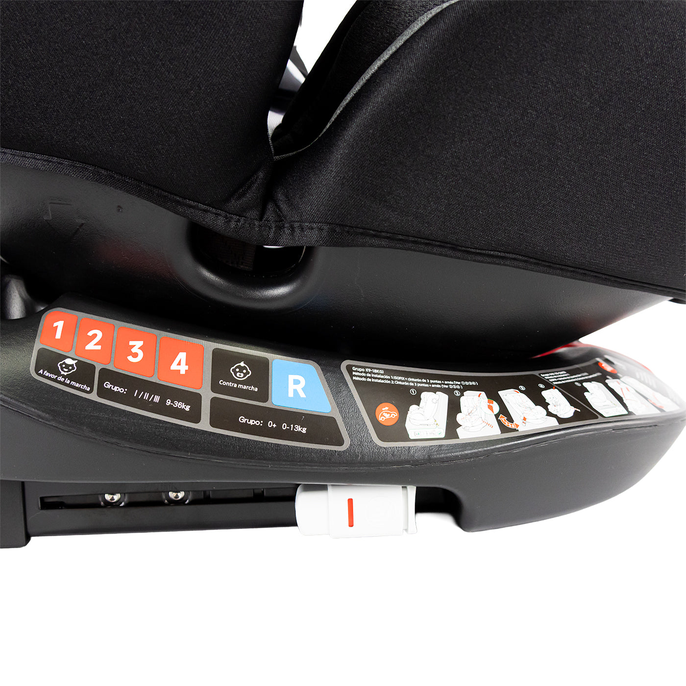 Silla de Carro Nox 360 Isofix Bebesit Negro grupos
