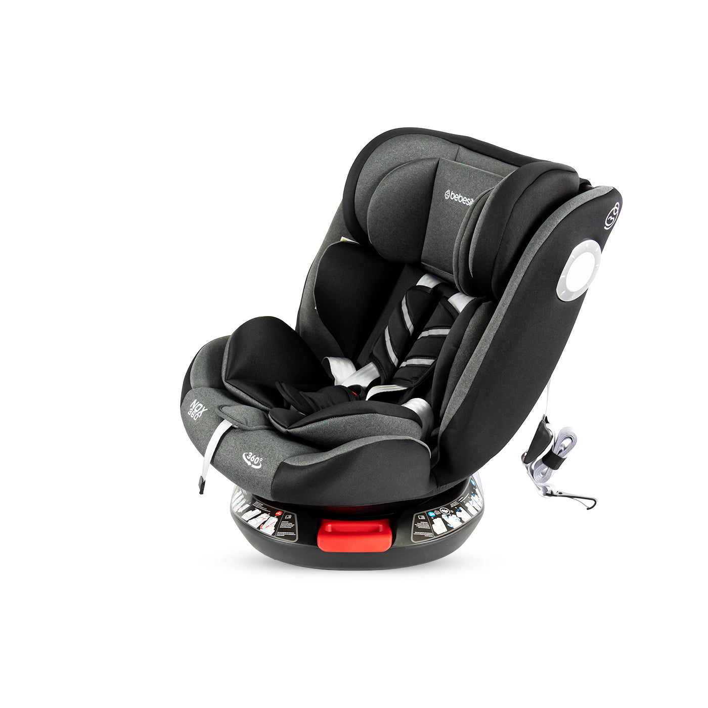 Silla de Carro Nox 360 Isofix Bebesit Negro