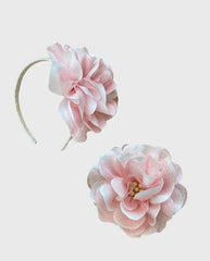 Balaca Maxi Flor Rosa estilo 