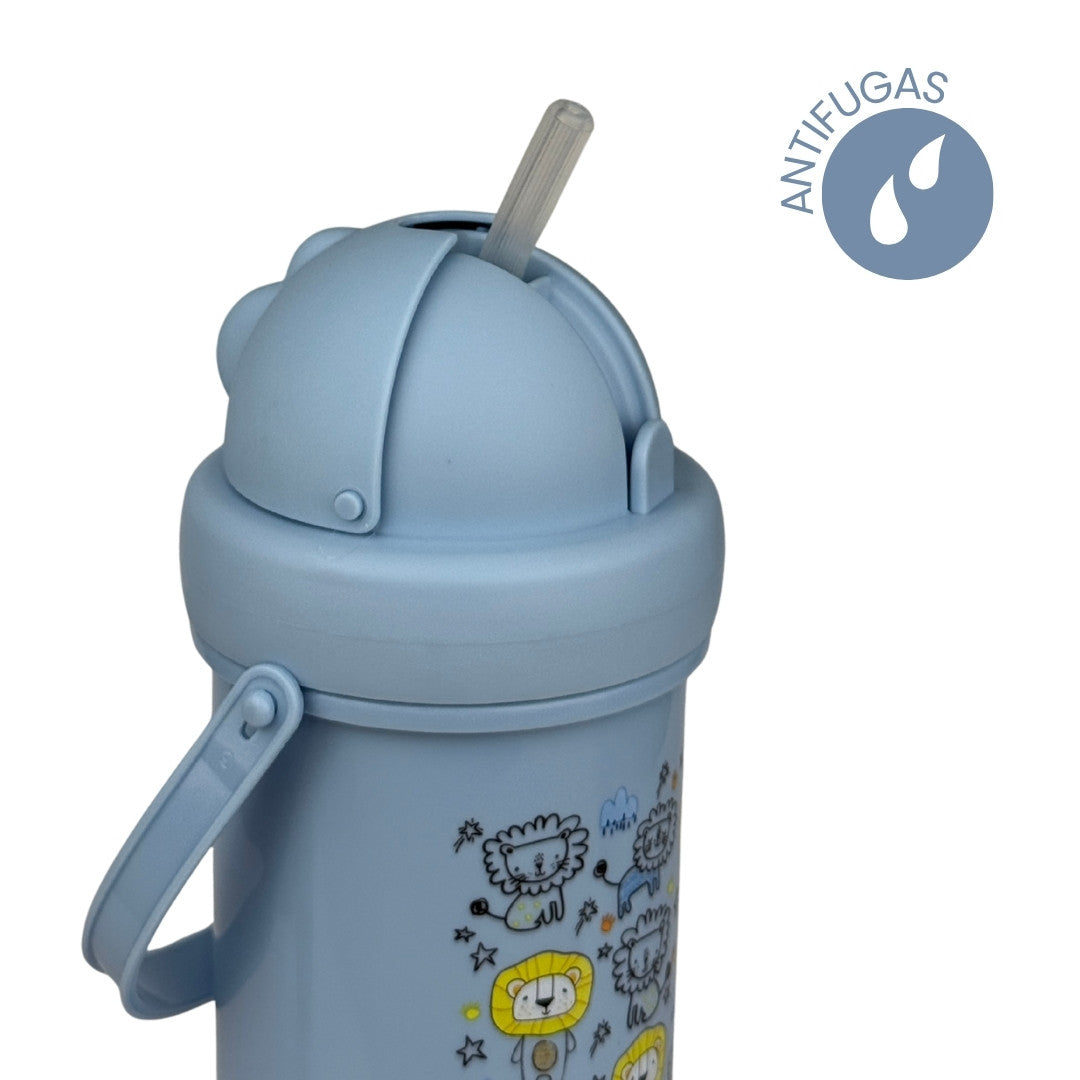 Termo Pitillo Con Porta Snack Antifugas