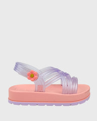 Sandalias Zaxynina Pretty Lazos Lila Niñas