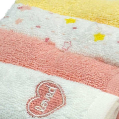 Set 4 Babitas Bordado Corazón Love Detalle