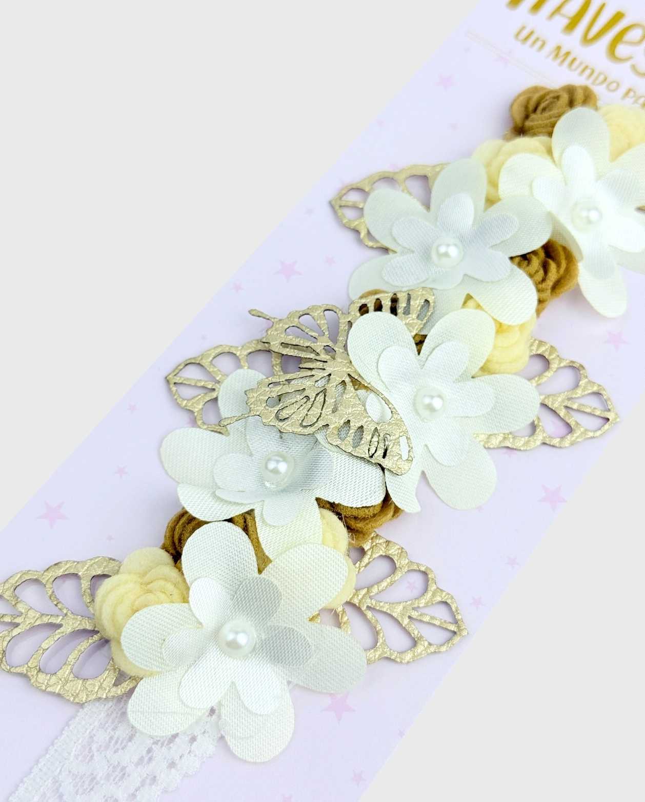 Balaca Flores Detalle Mariposa Niñas