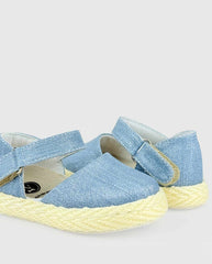 Baleta Salomé Yute Jean Escarcha AZUL