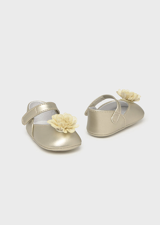 Baletas Mercedita Flor Champagne Mayoral
