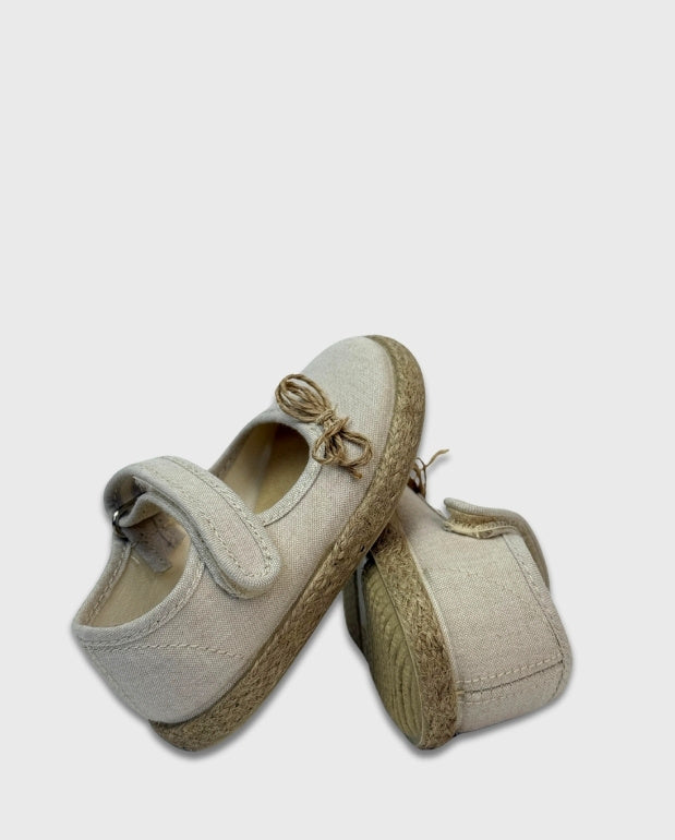 Baletas Merceditas Detalle Moño Piedra Tokolate Niñas