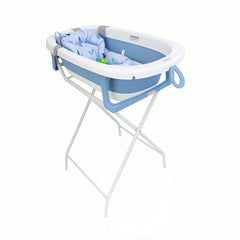 Set Bañera y Malla Con Soporte Azul