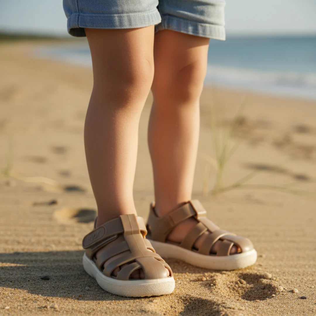 Sandalias Bay Taupe Igor niños