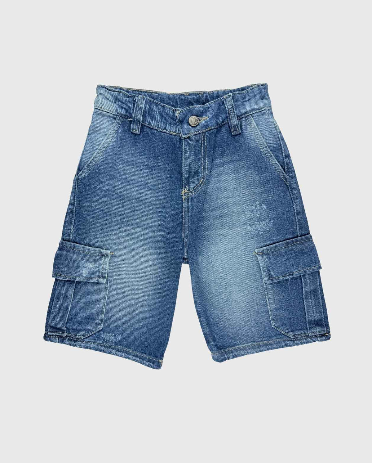 Bermuda Cargo Denim Medio