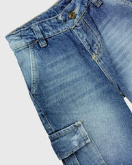 Bermuda Cargo Denim Medio Diseño