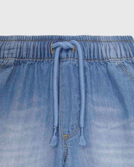 Bermuda Resorte Para Bebe Indigo Detalle