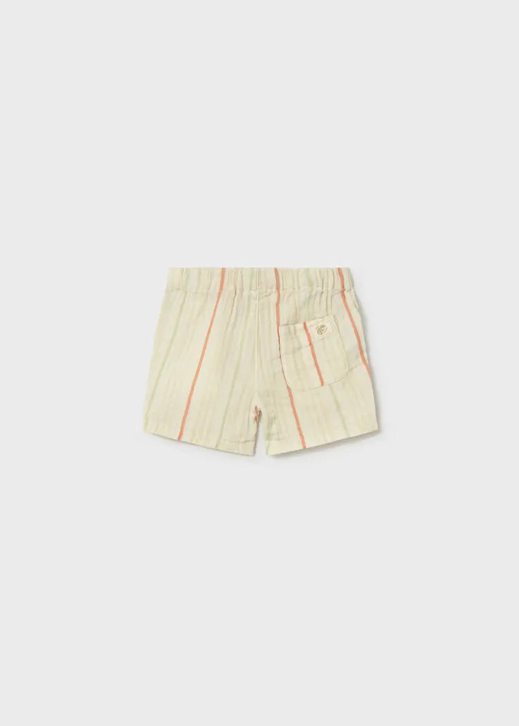 Bermuda Bambula Rayas Beige Mayoral diseño