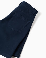 Bermuda Dril Clasica Azul Oscuro Zippy detalle