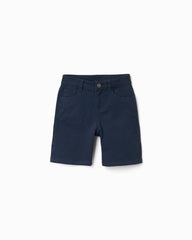 Bermuda Dril Clasica Azul Oscuro Zippy