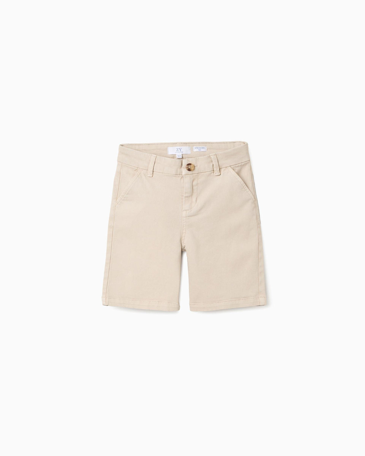 Bermuda Dril Clasica Beige Zippy