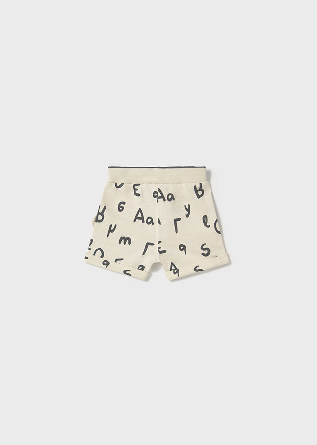 Bermuda Estampado Letras Beige Mayoral diseño