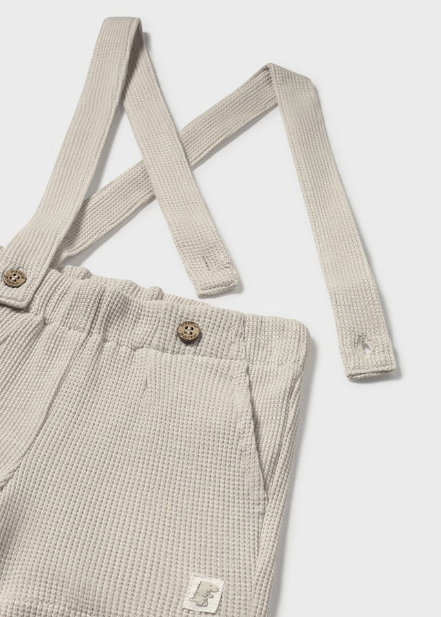 Bermuda Tirantes Gris Mayoral  detalle