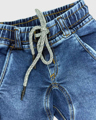 Bermudas Lucio Denim Con Ajuste De Cordon Travesuras