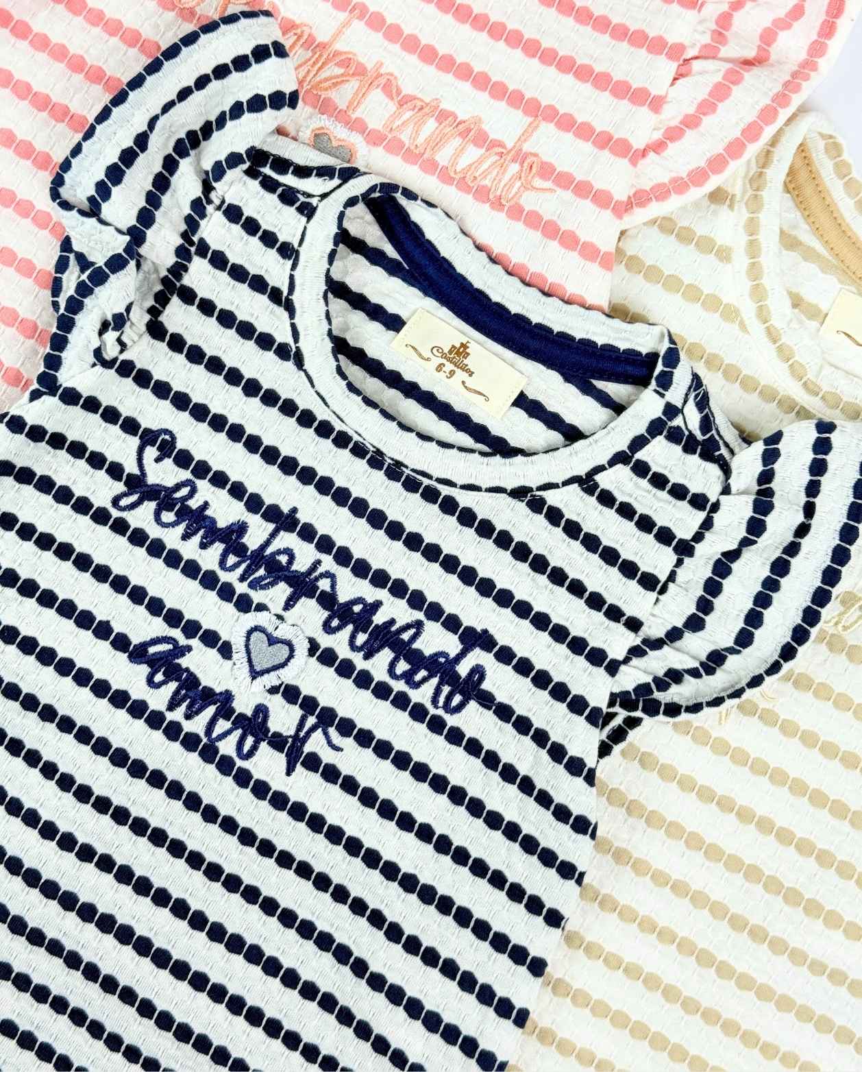 Blusa Estampado De Puntos Detalles