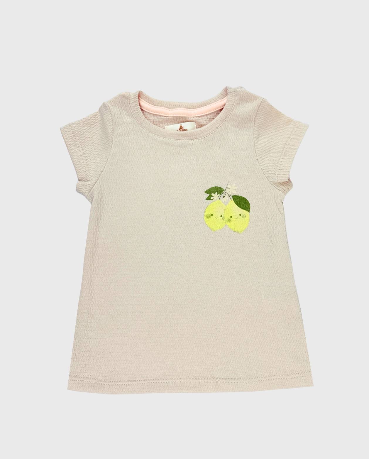 Blusa Infantil Estampado De Limones