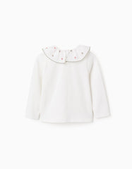 Blusa Bordado Cuello Blanco Zippy diseño